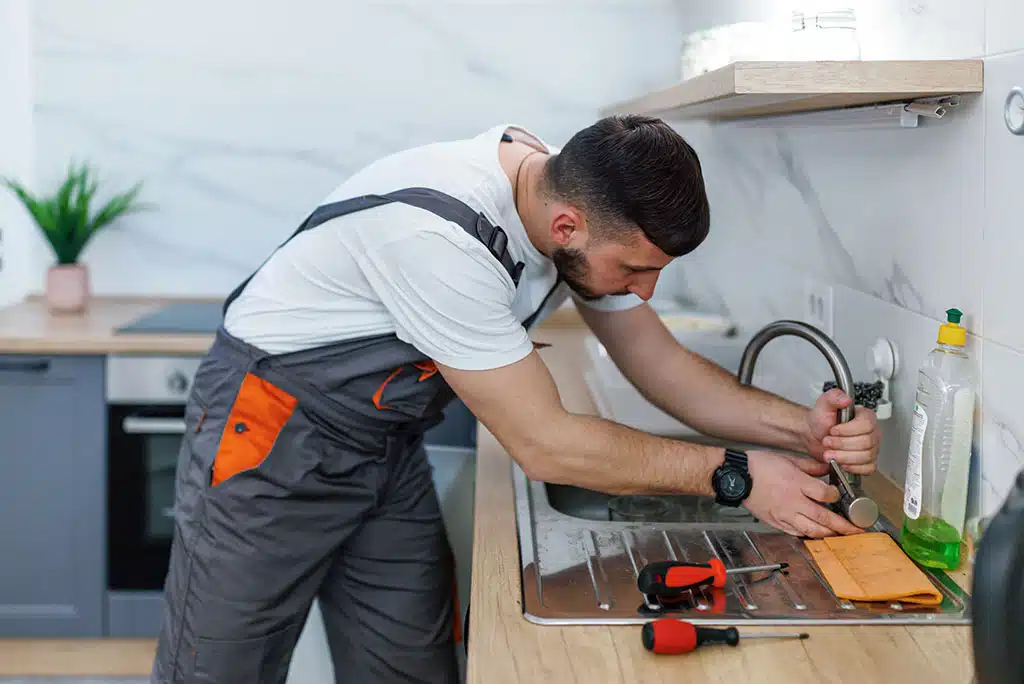 Customers scheming through Frymire's EASE brochure